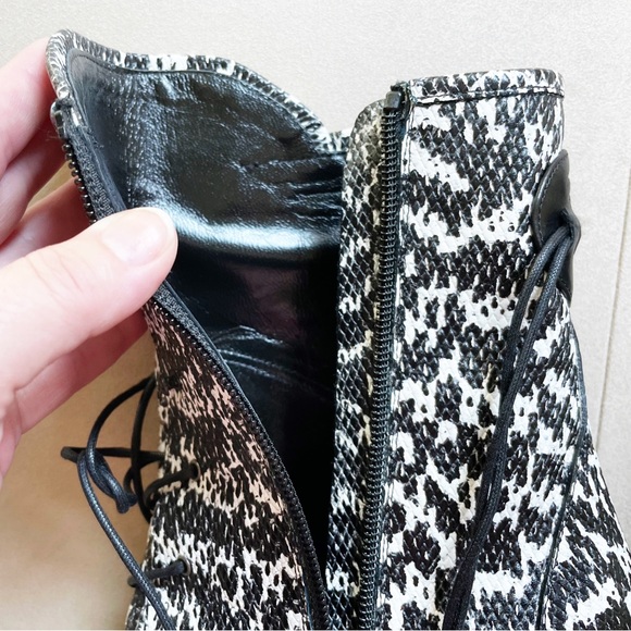 Longchamp B+W Lace-up Boots - Picture 15 of 16